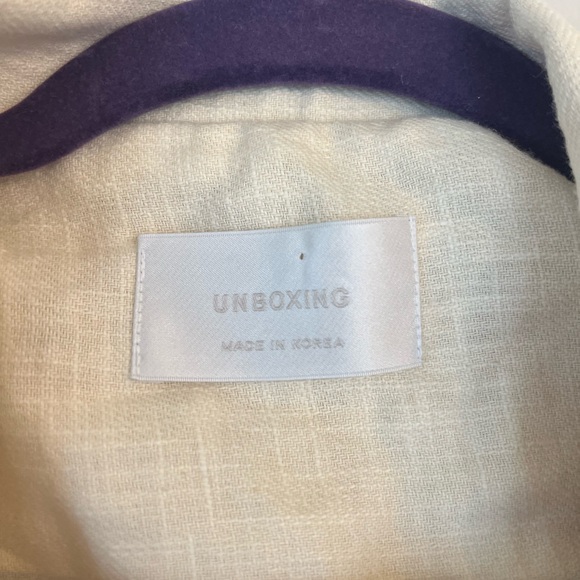 Cream colored blazer size xl - Unboxing made in korea - Picture 2 of 7